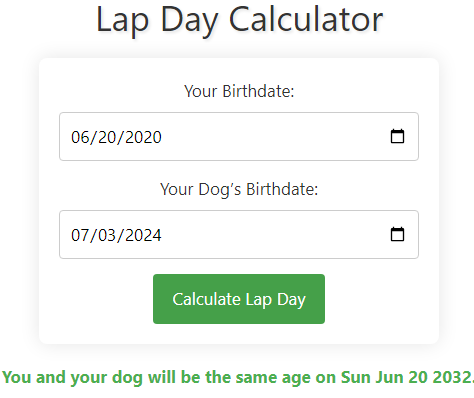 dog lap day calculator,lap day calculator,dog lap day calculator 2024