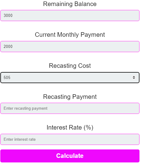 Mortgage Recast Calculator, Mortgage Recast Calculator2024,
New Mortgage Recast Calculator2025, Advance Mortgage Recast Calculator, latestMortgage Recast Calculator
