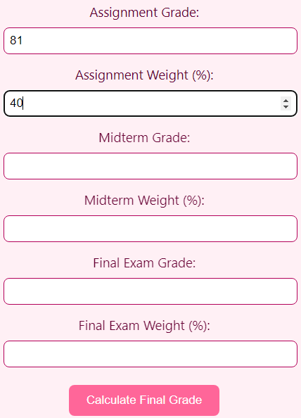 Final Grade Calculator, Final Grade Calculator2024, Latest Final Grade Calculator, Advance Final Grade Calculator,Advance Final Grade Calculator 2024