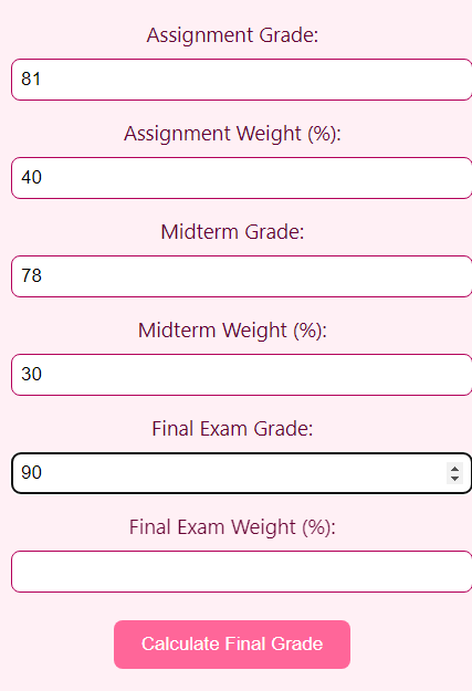 Final Grade Calculator, Final Grade Calculator2024, Latest Final Grade Calculator, Advance Final Grade Calculator,Advance Final Grade Calculator 2024