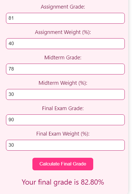 Final Grade Calculator, Final Grade Calculator2024, Latest Final Grade Calculator, Advance Final Grade Calculator,Advance Final Grade Calculator 2024